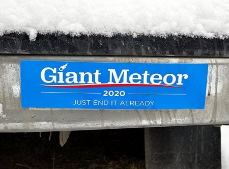 Giant Meteor 2020 Bumper Sticker