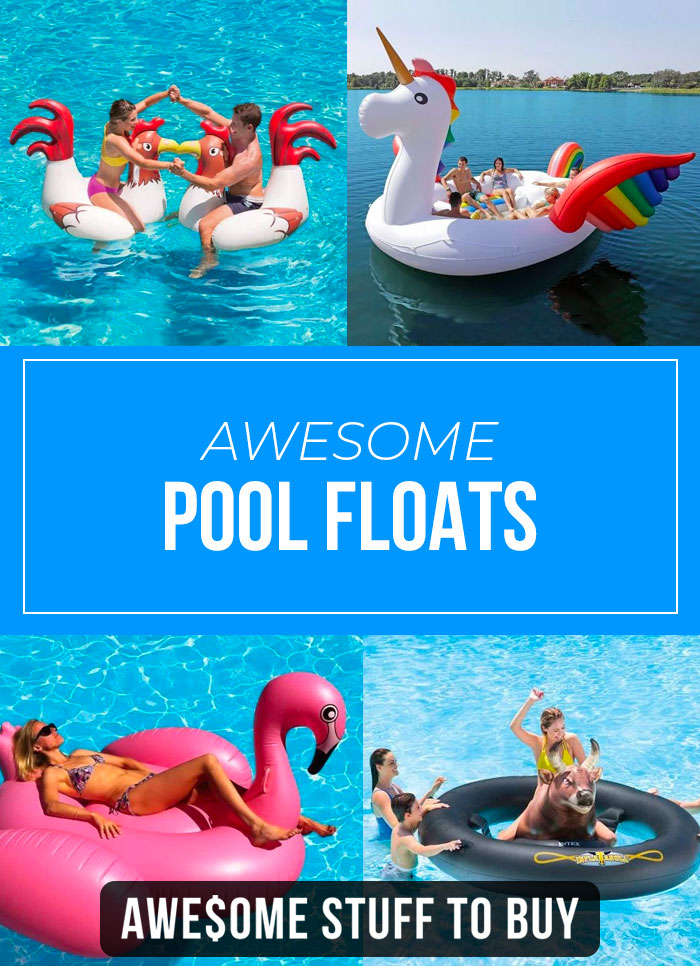 Funny Pool Floats // Really Cool Gift Ideas