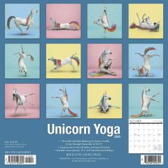 Unicorn Yoga 2020 Wall Calendar