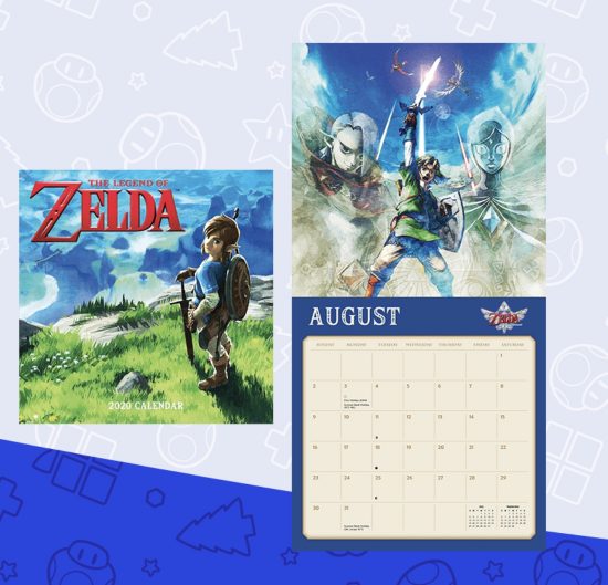 Legend of Zelda 2020 Wall Calendar