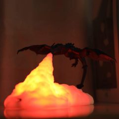 Fire Breathing Dragon Table Lamp