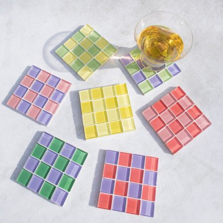 Glass Tile Coasters